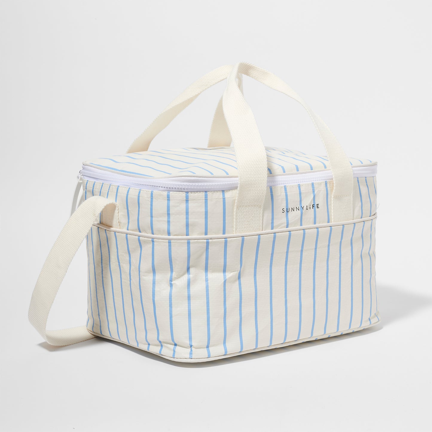 Cooler Bag Le Weekend - Mid-Blue Cream