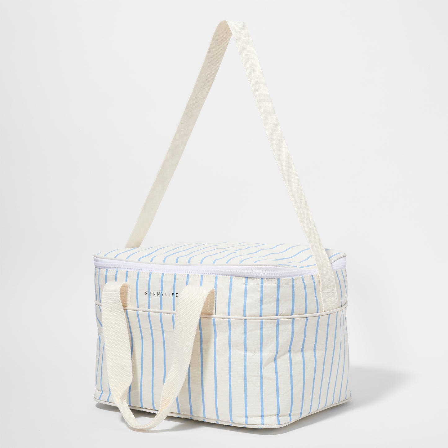 Cooler Bag Le Weekend - Mid-Blue Cream