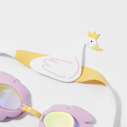 Kids Swim Goggles - Princess Swan