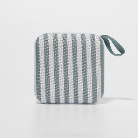 Portable Travel Speaker - The Vacay Olive Stripe