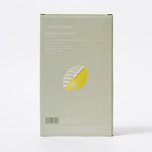 Neoprene Football - Tides Out Citrus