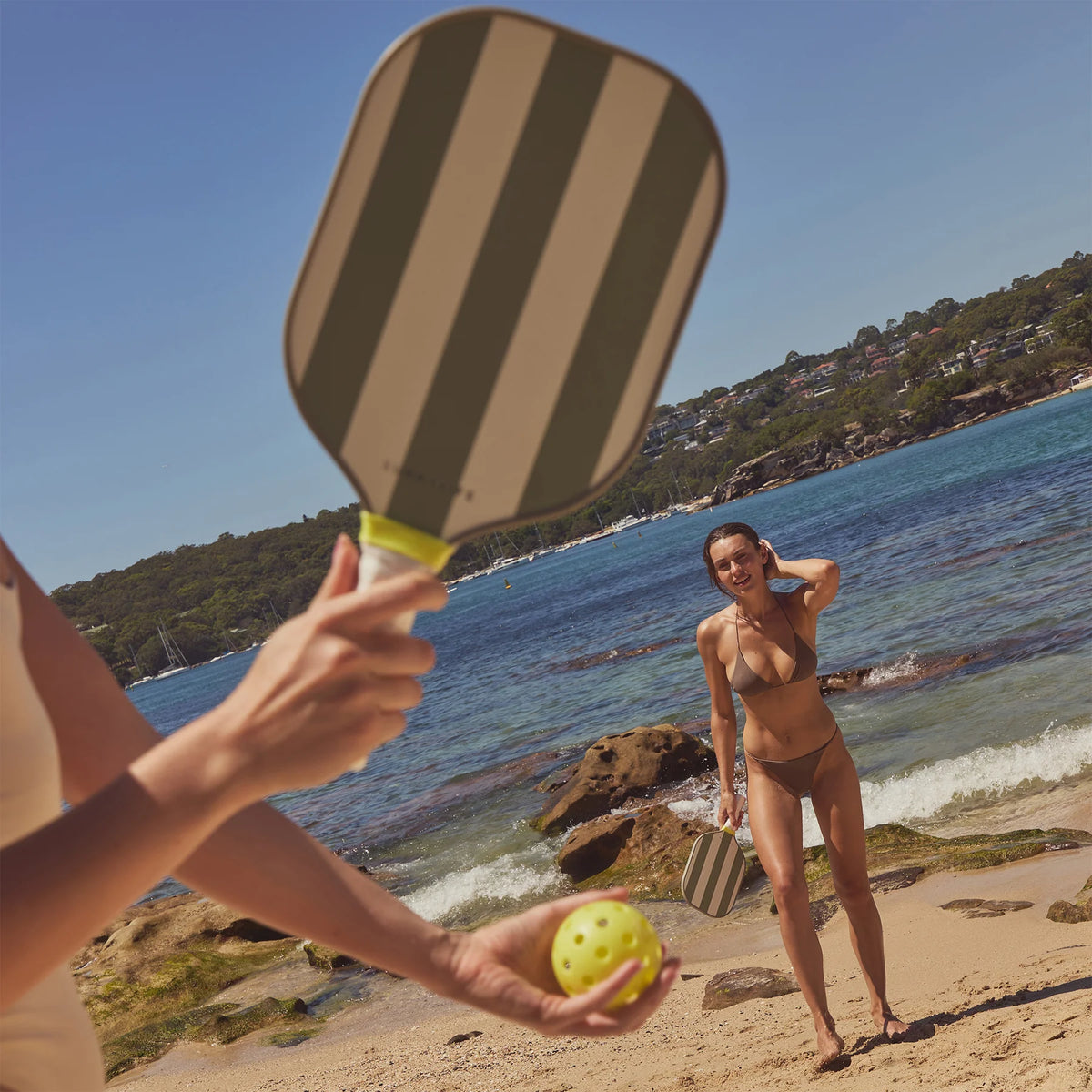 Pickleball Set - Seagrass Stripe