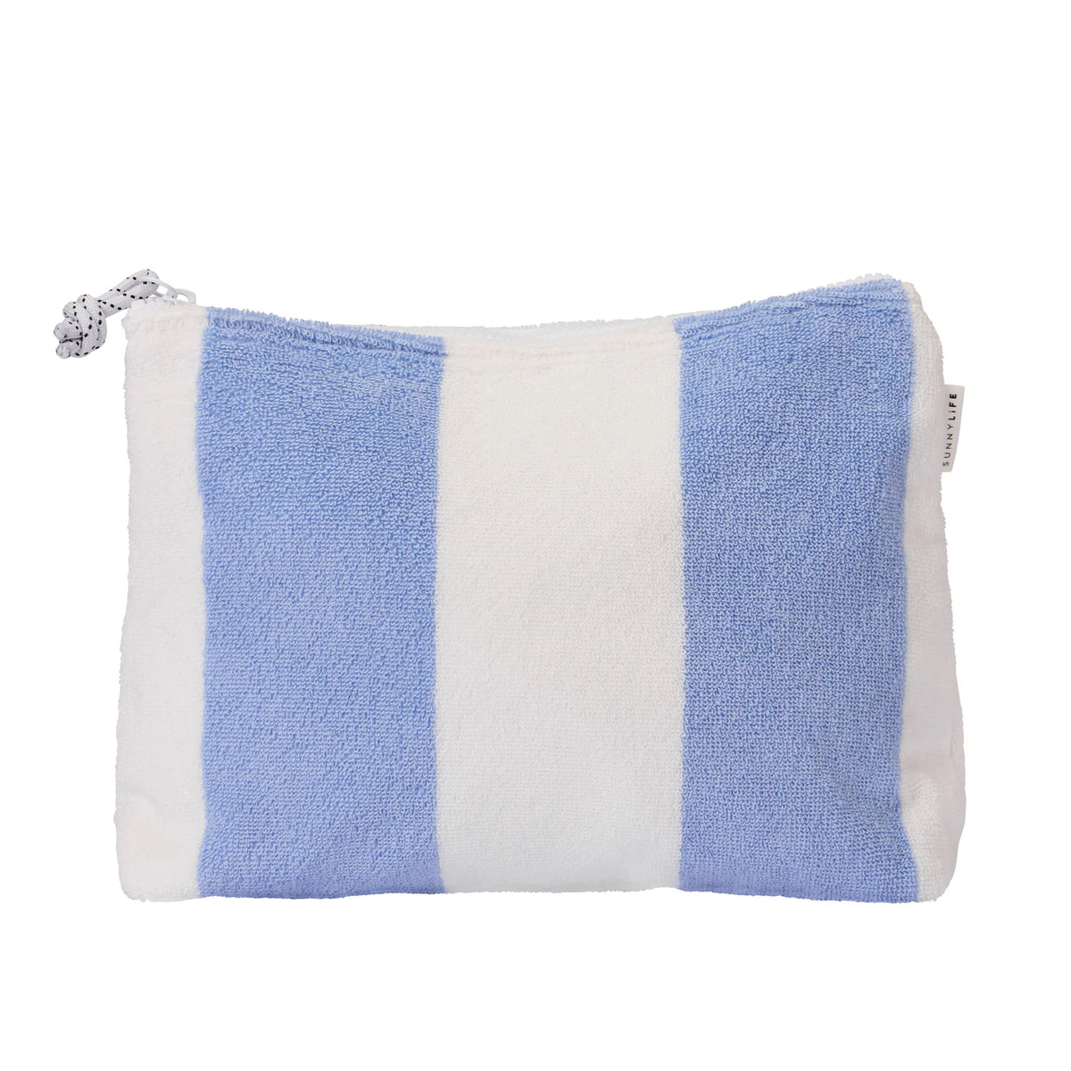 Terry Beach Pouch La Mer - Blue Stripe