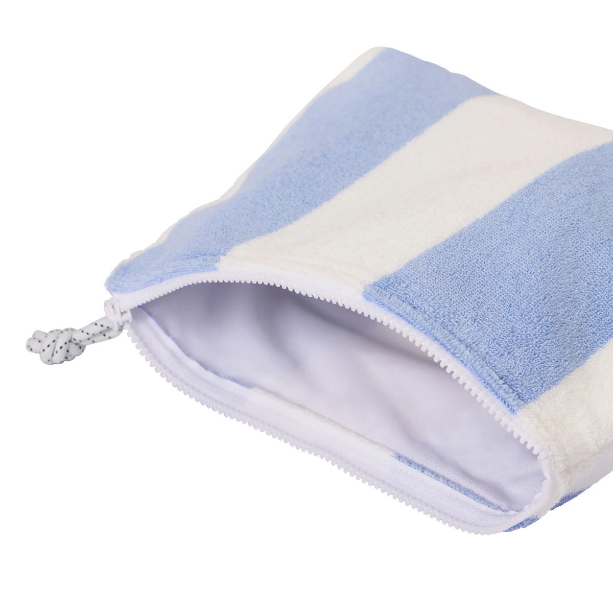 Terry Beach Pouch La Mer - Blue Stripe