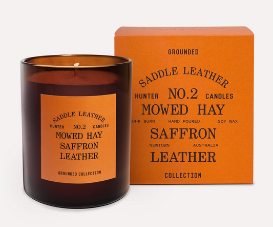 No 2 Saddle Leather Candle