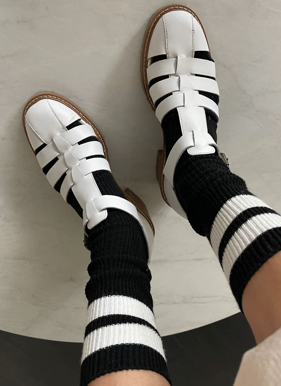 Grandpa Varsity Socks- Black Sugar