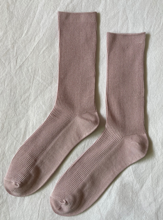 Trouser Sock - Rosewater