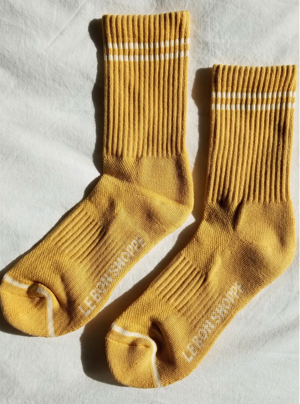 Boyfriend Socks - Butter