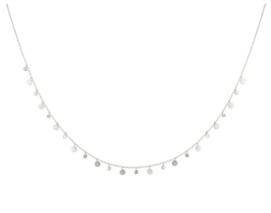 Coin Choker - Sterling Silver