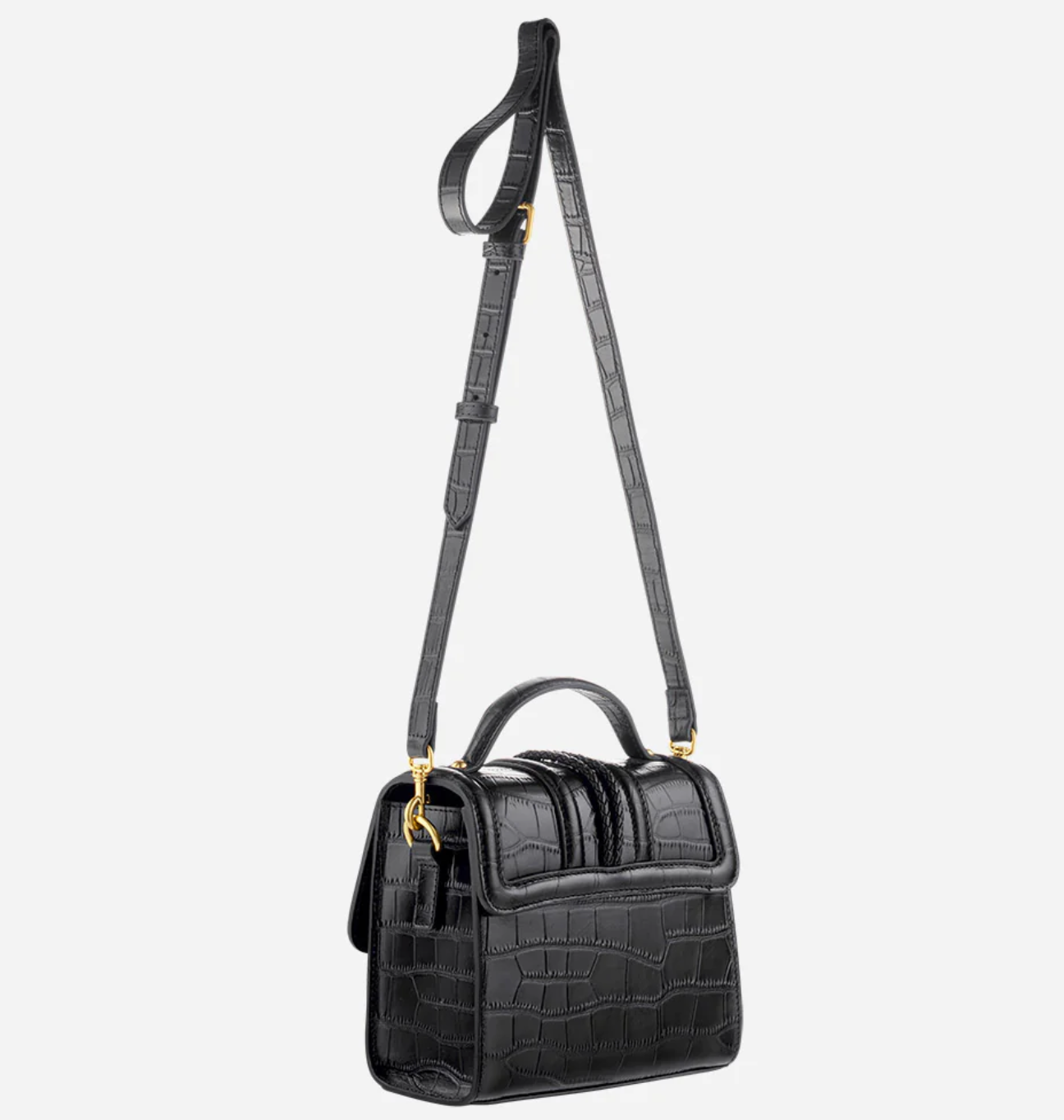 Pony Bag - Black Croc