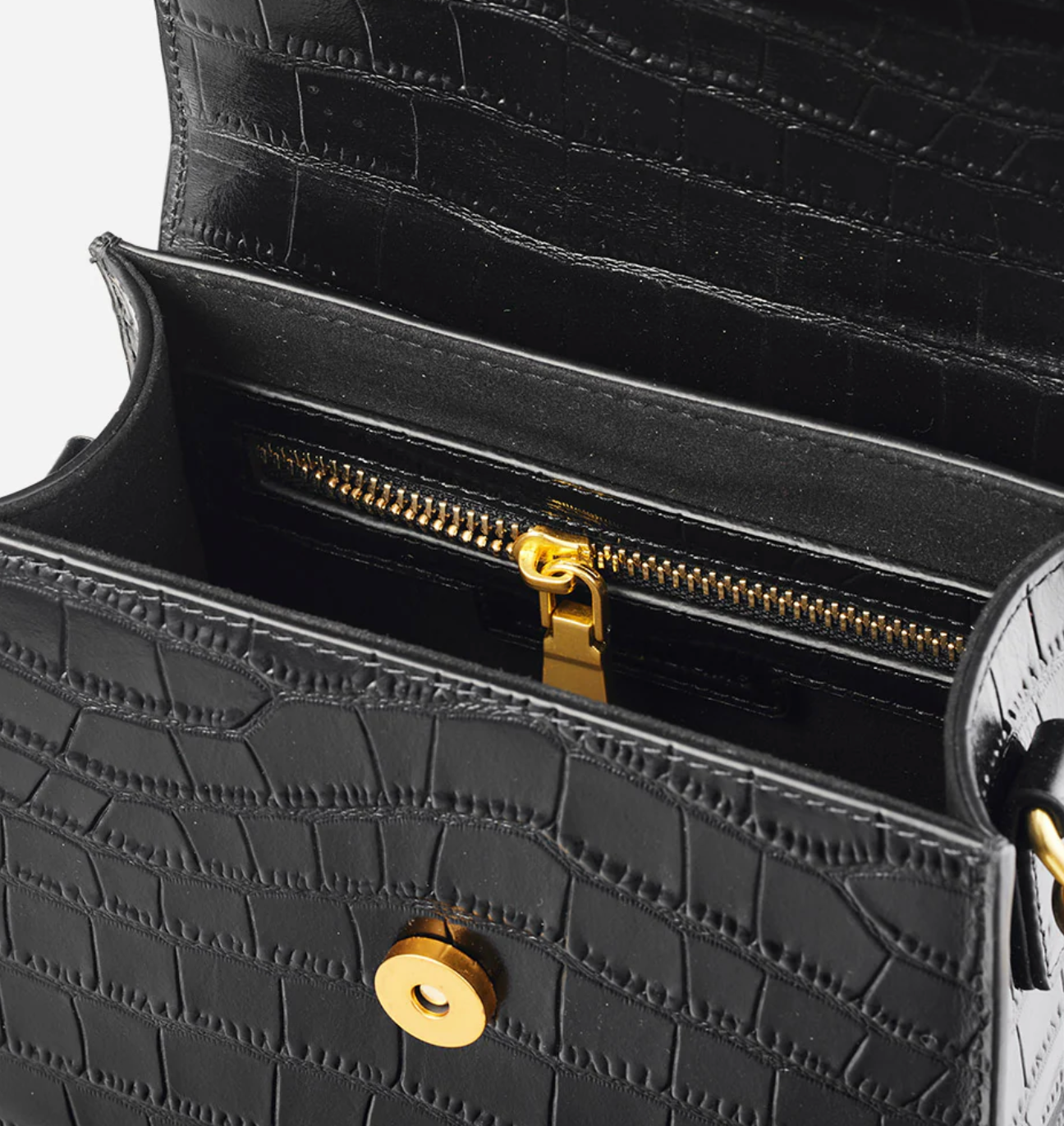 Pony Bag - Black Croc