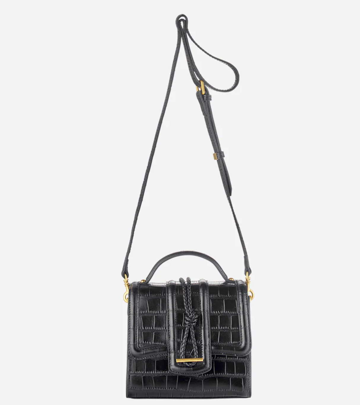 Pony Bag - Black Croc