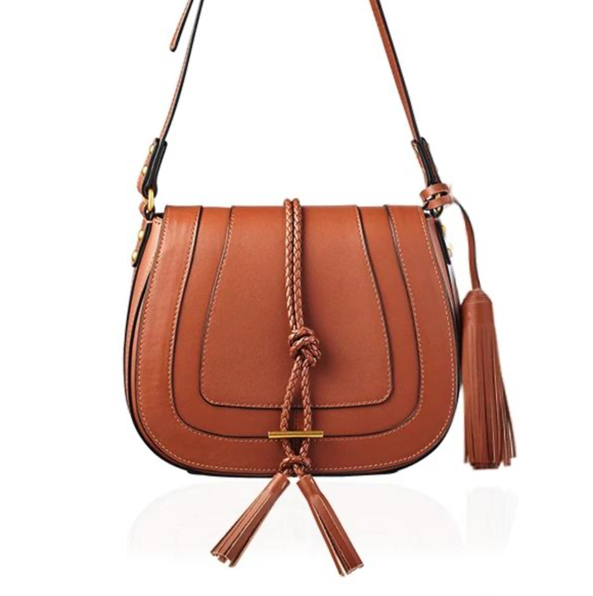 Harriet Maxi Saddle Bag - Tan