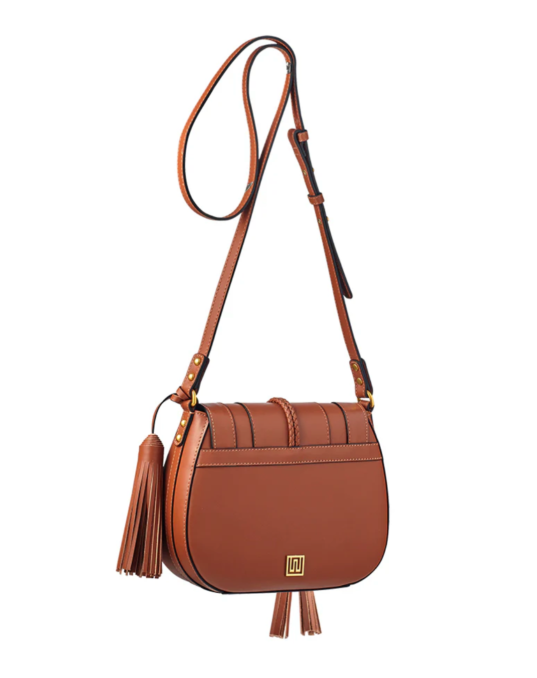 Harriet Maxi Saddle Bag - Tan