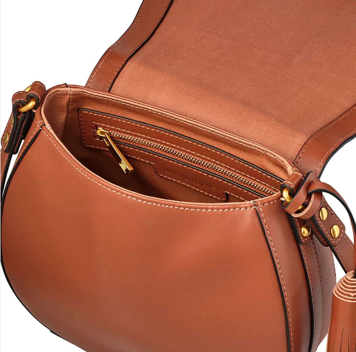 Harriet Maxi Saddle Bag - Tan