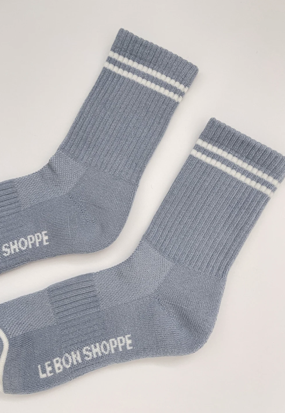 Boyfriend Socks - Blue Grey