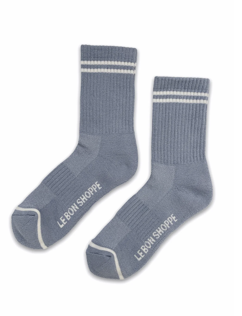 Boyfriend Socks - Blue Grey