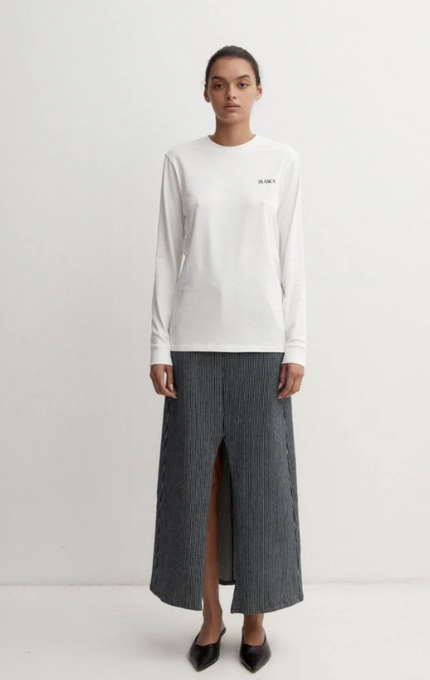 Hotel Blanca L/S Tee - White