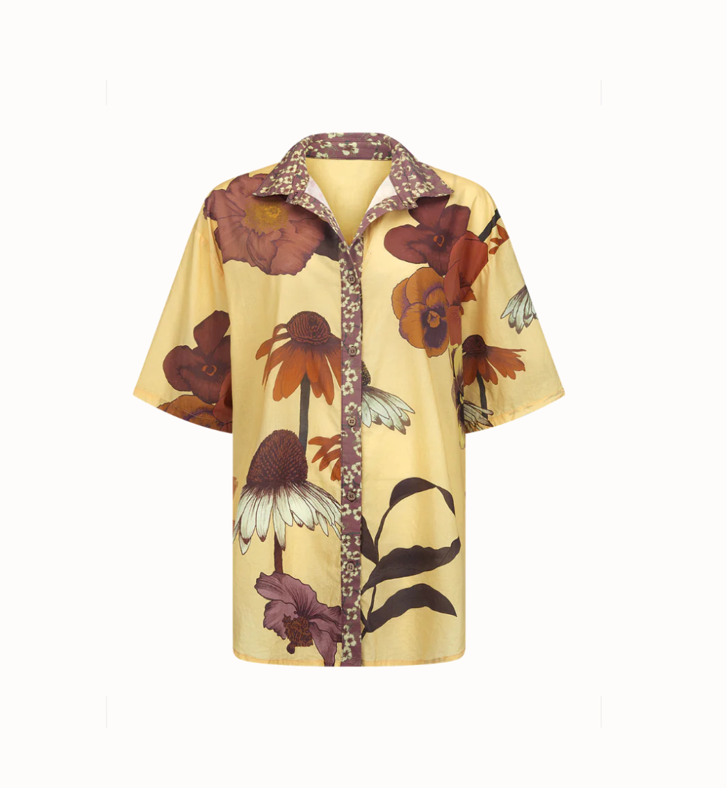 Glades Over Swim Shirt - Chamomile