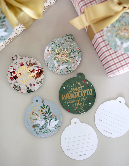 12pk Gift Tag 'An Enchanted Christmas'