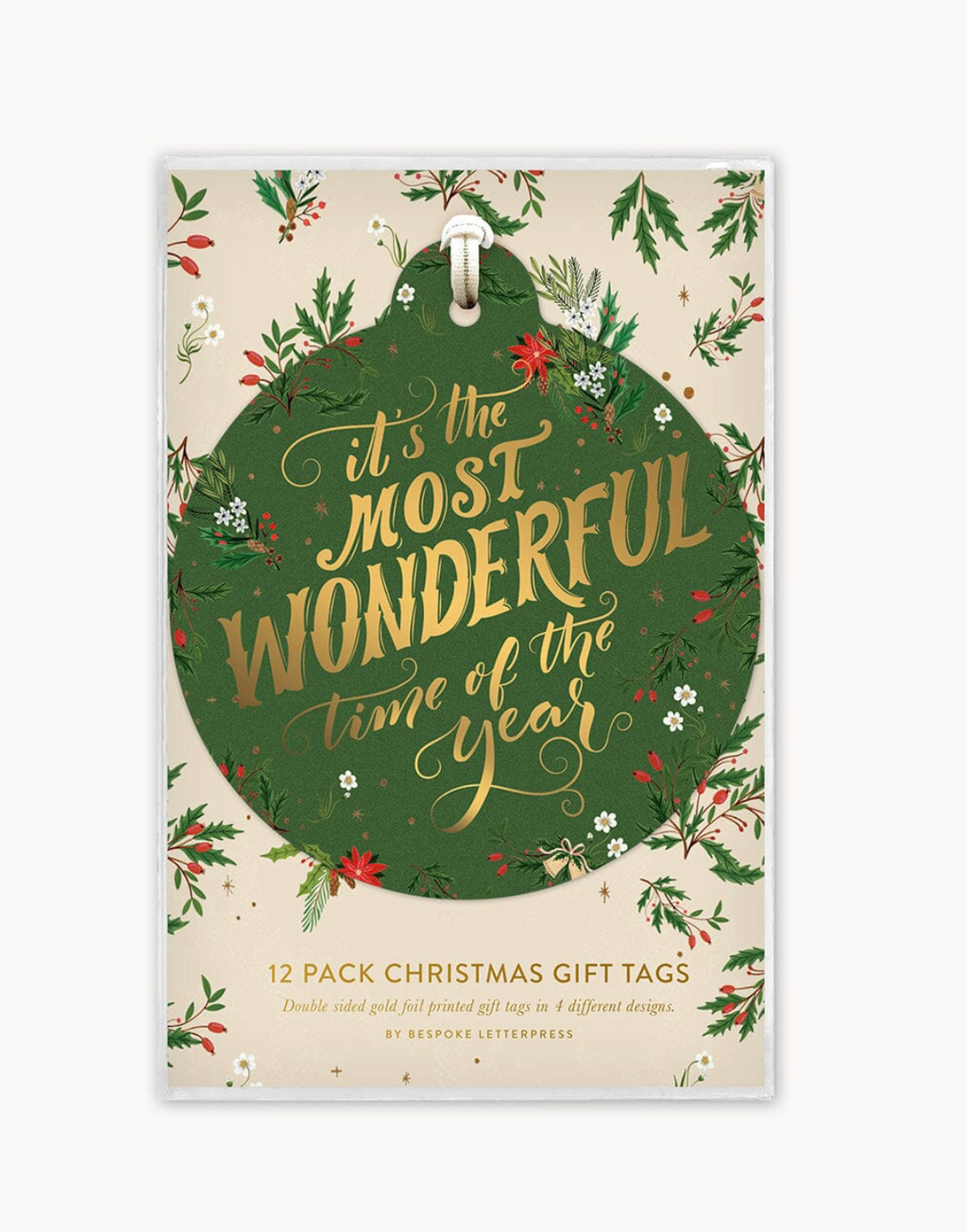12pk Gift Tag 'An Enchanted Christmas'