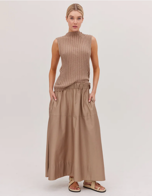 The Maxi Skirt - Praline