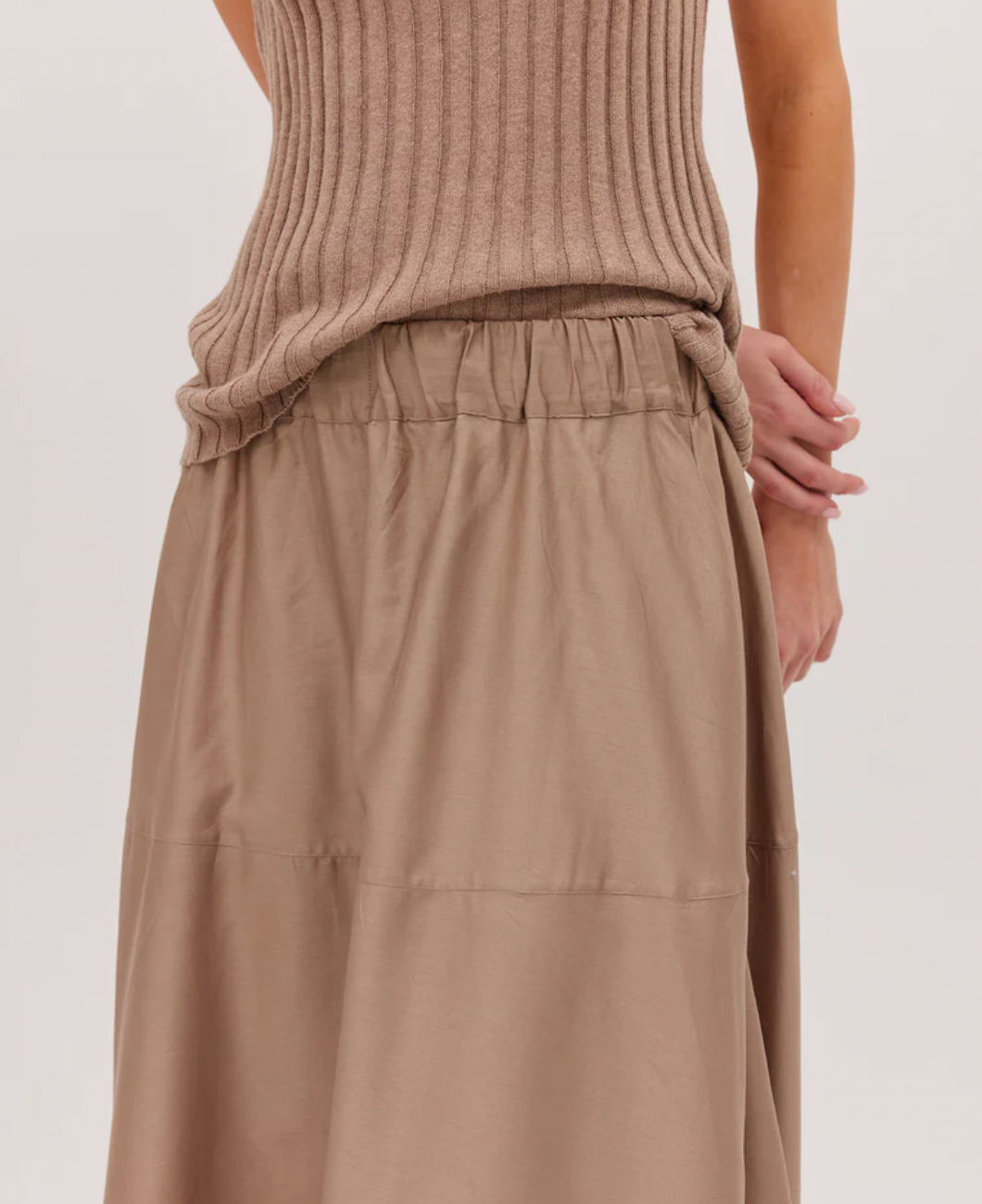 The Maxi Skirt - Praline