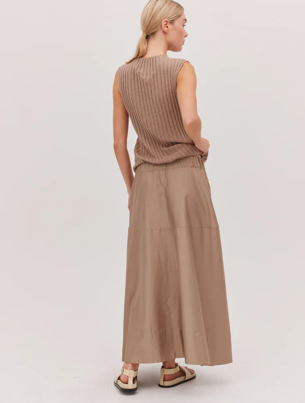 The Maxi Skirt - Praline