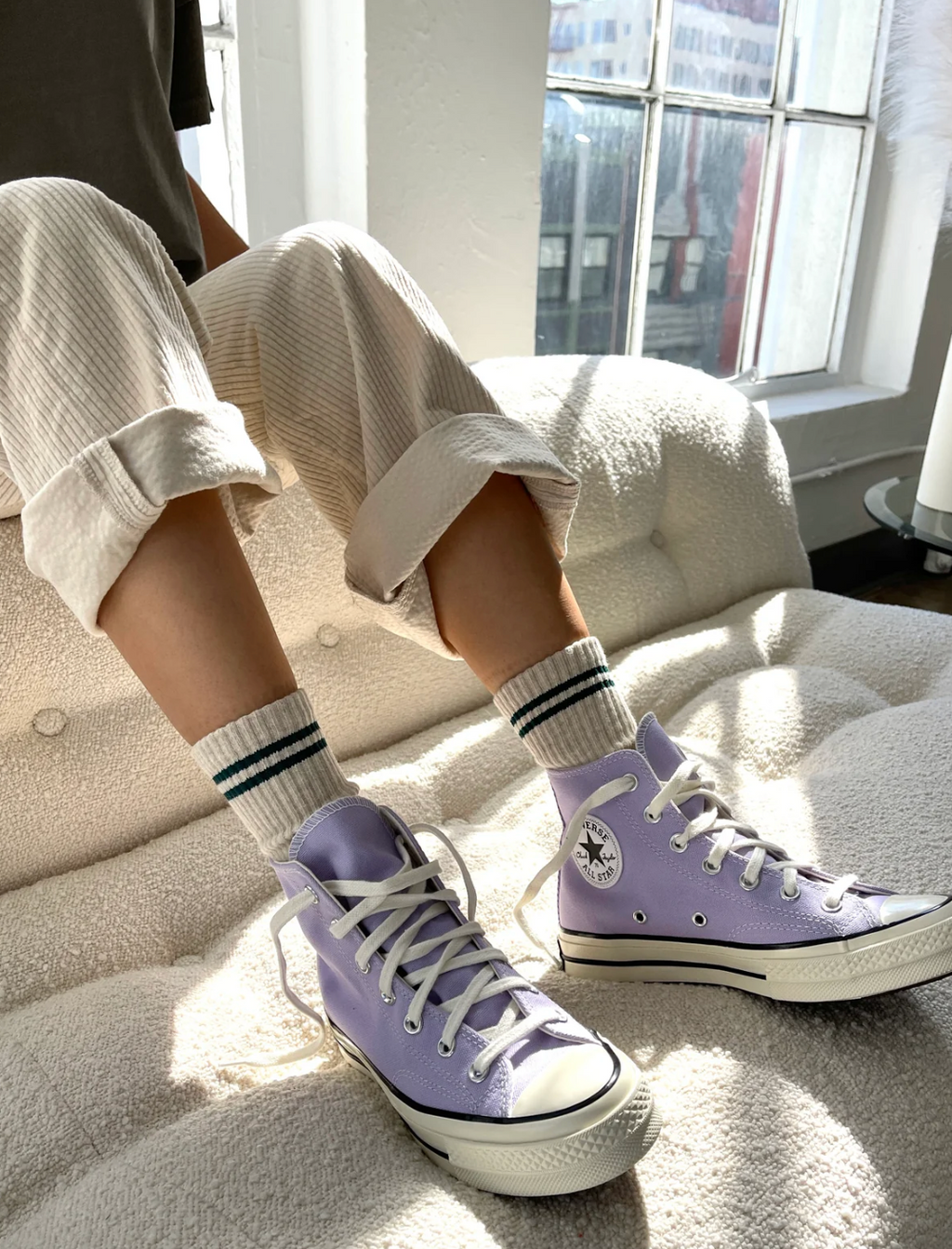 Boyfriend Socks - Oatmeal