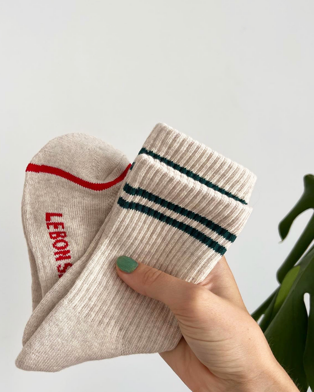 Boyfriend Socks - Oatmeal