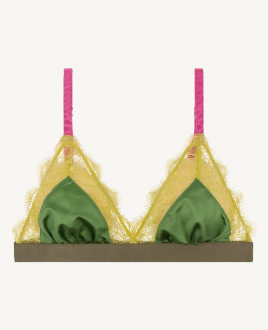 Love Lace Bralette - Green