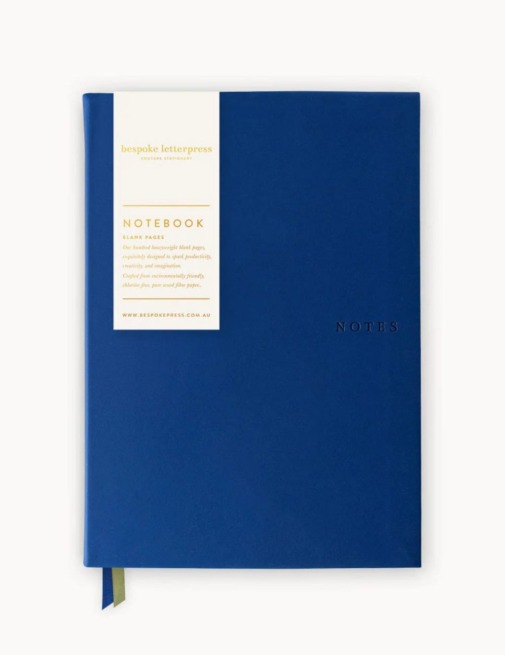 Royal Blue Soft Cover Leather Notebook