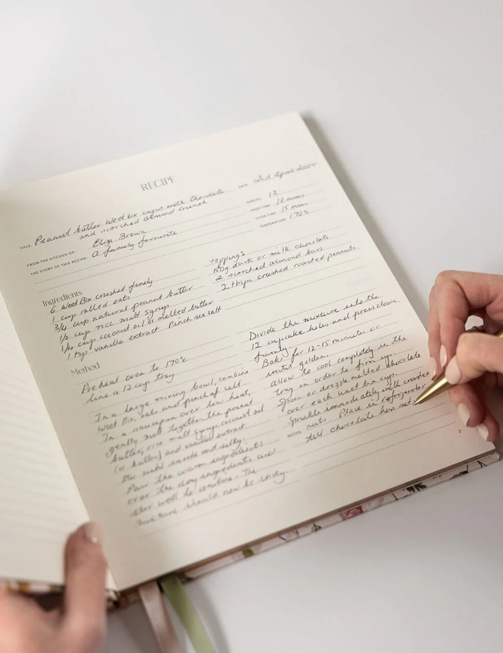 Heirloom Recipe Book Journal - Cockatoo