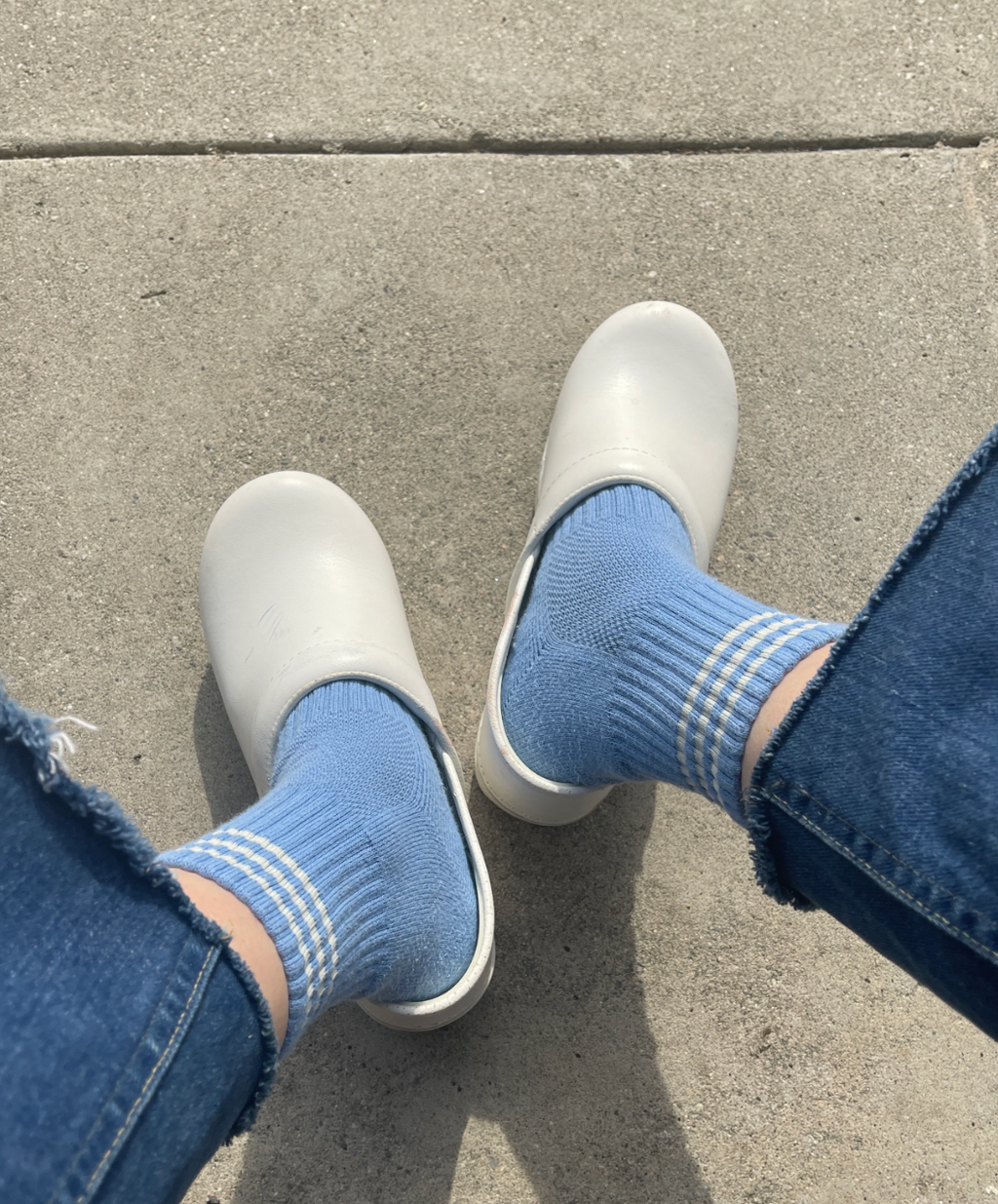 Girlfriend Socks - Parisian Blue