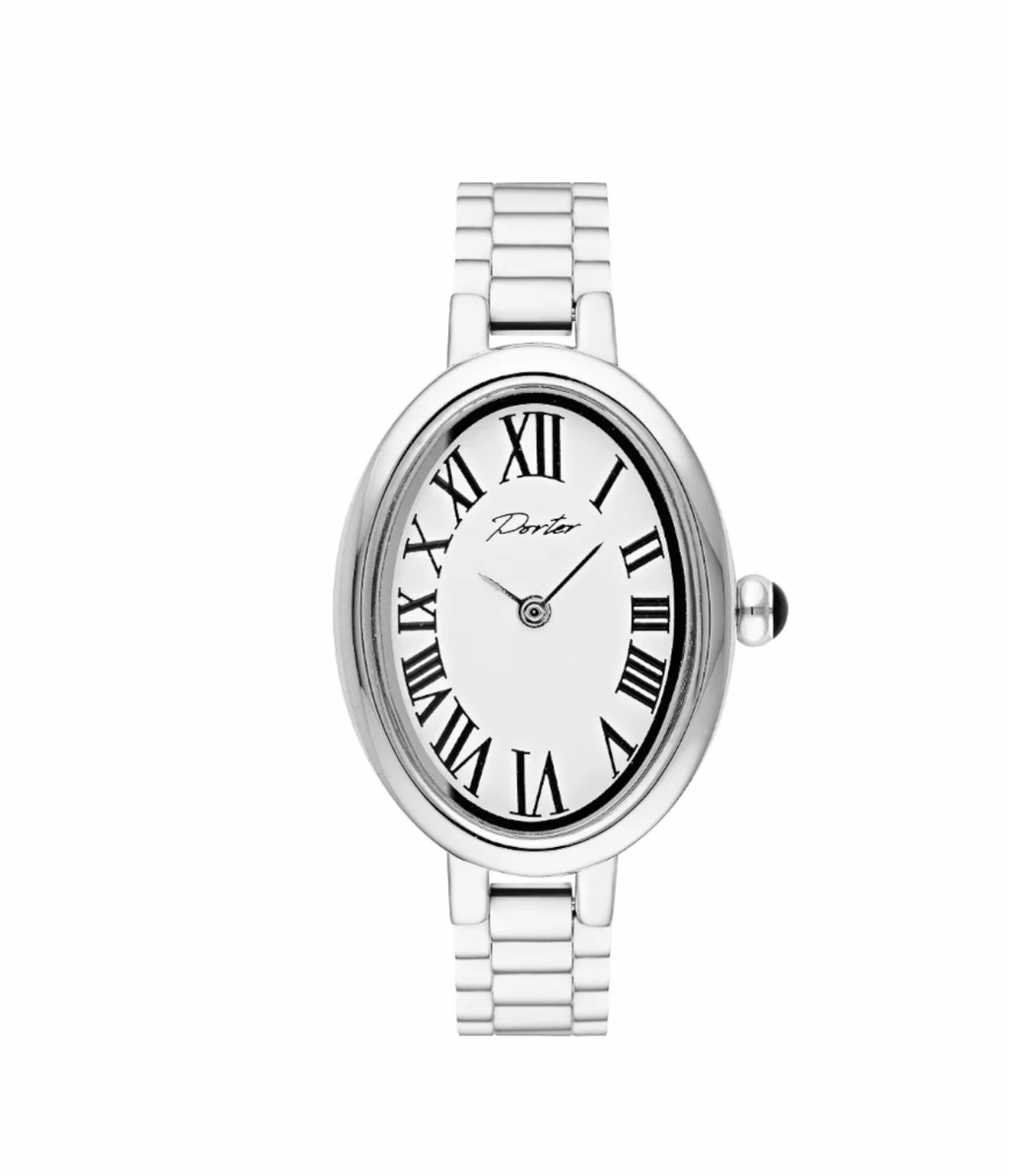 Baby Link Watch - White Gold