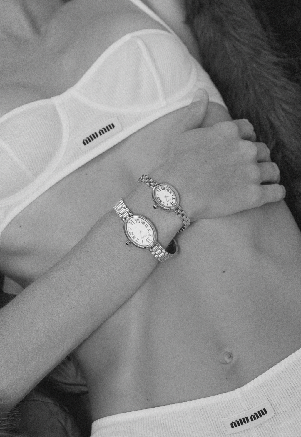 Baby Link Watch - White Gold