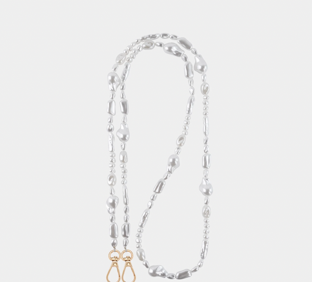 Moon Pearl Crossbody Phone Chain