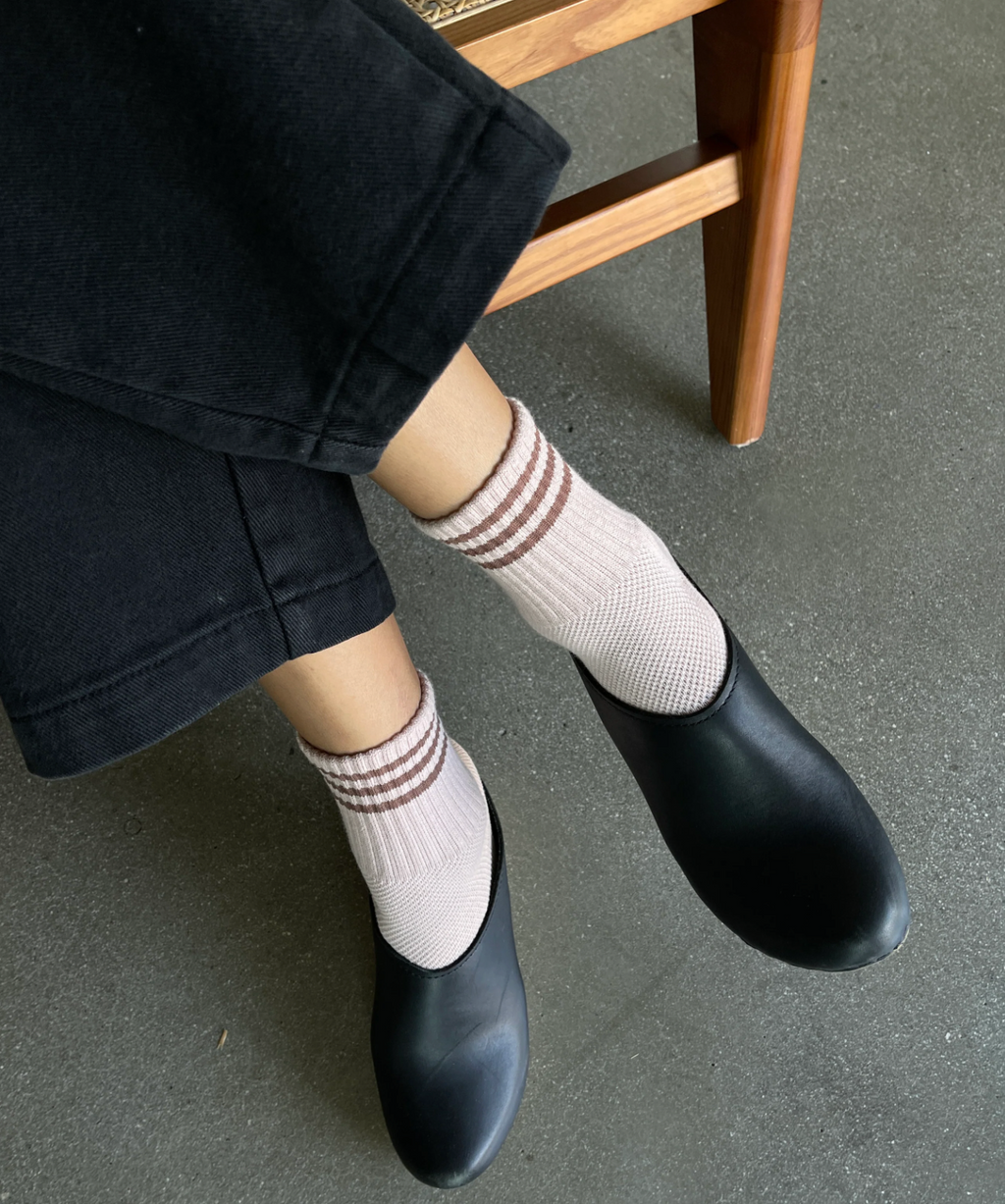 Girlfriend Socks - Bellini Stripe