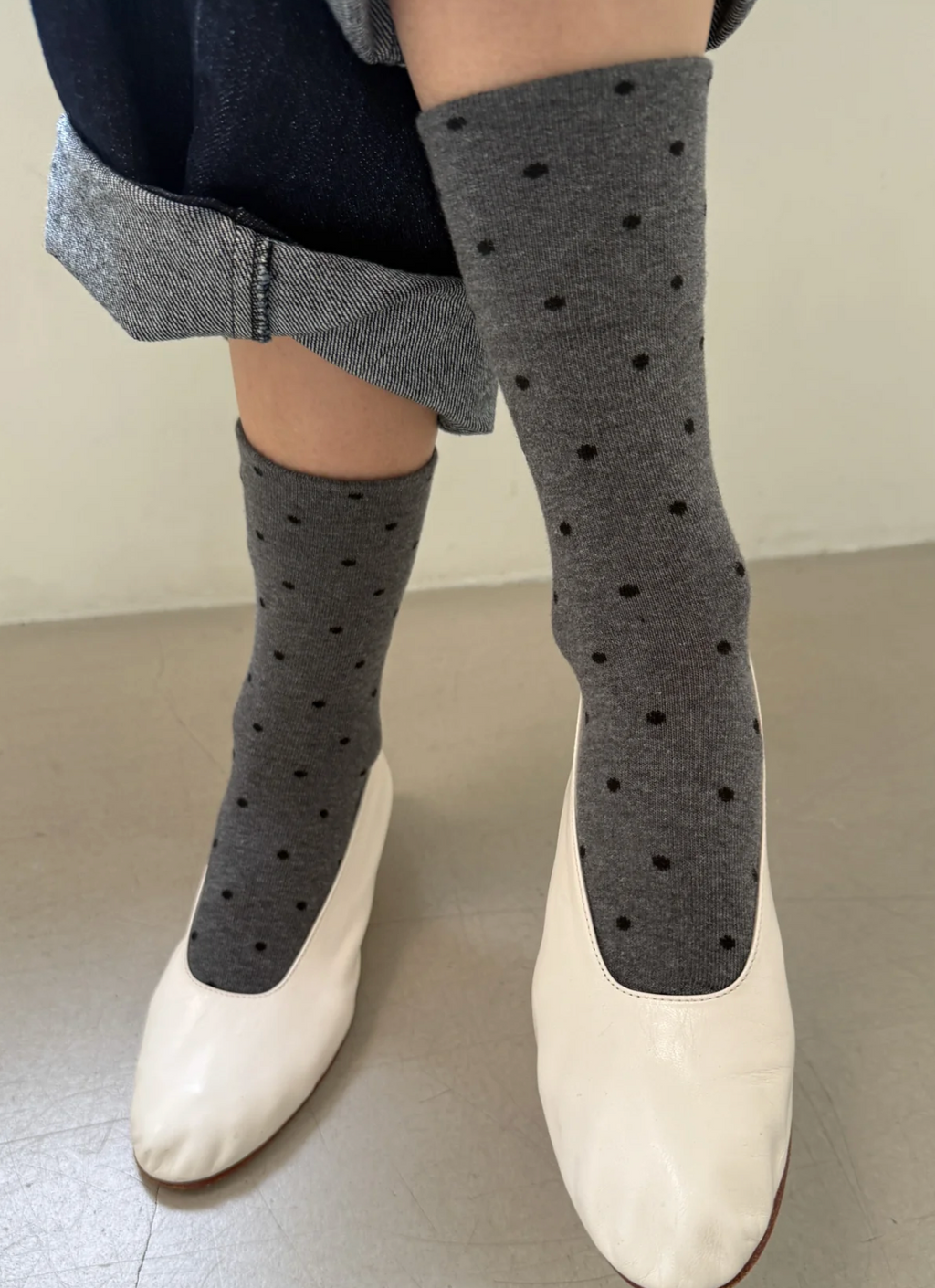 Sneaker Socks - Charcoal/Black