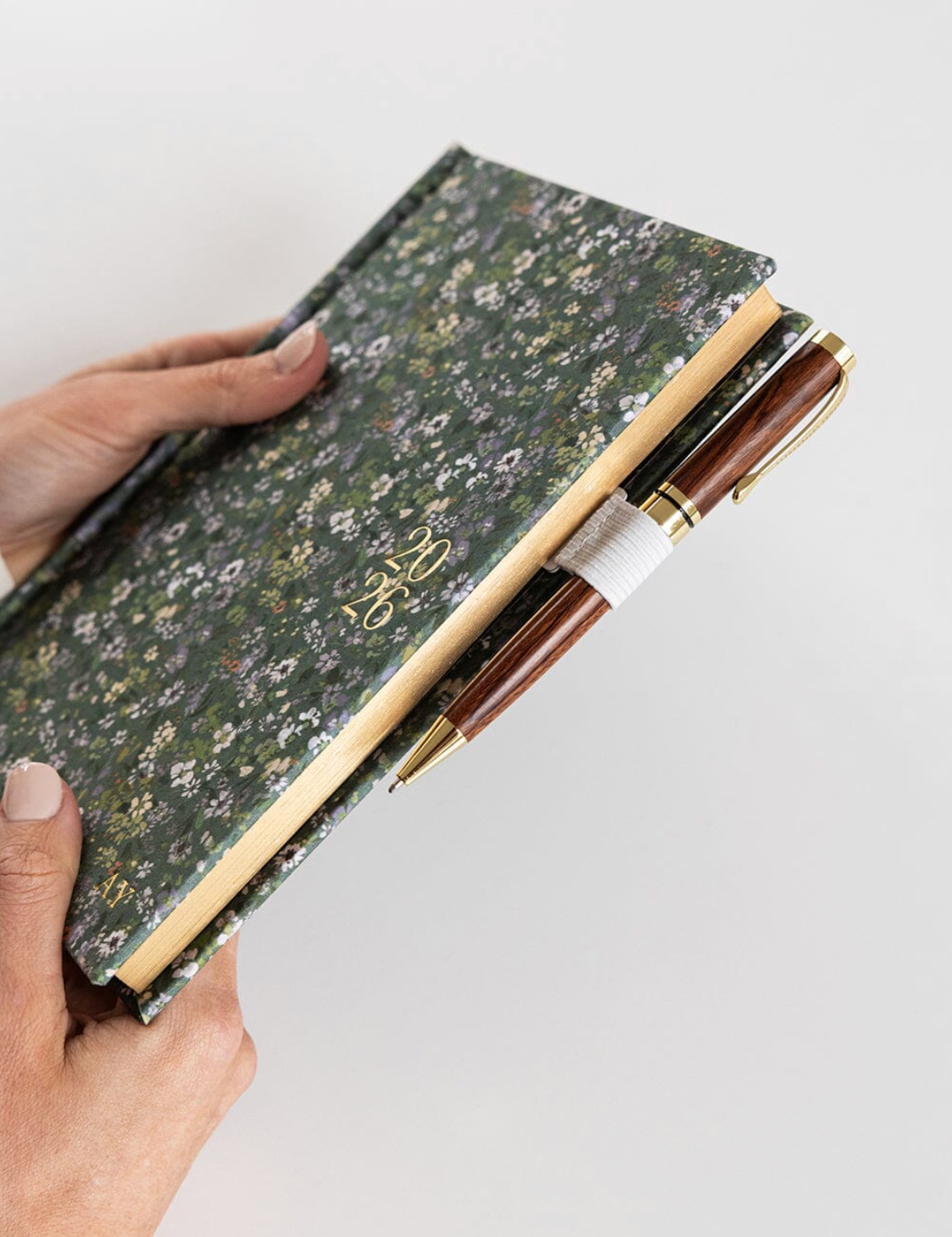 2026 Petite Linen Bound Planner - Summer Perennials