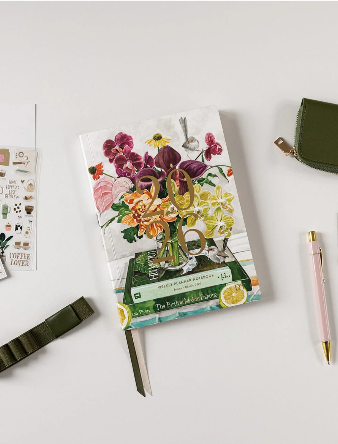 2026 Weekly Planner Notebook - Fairy Wren