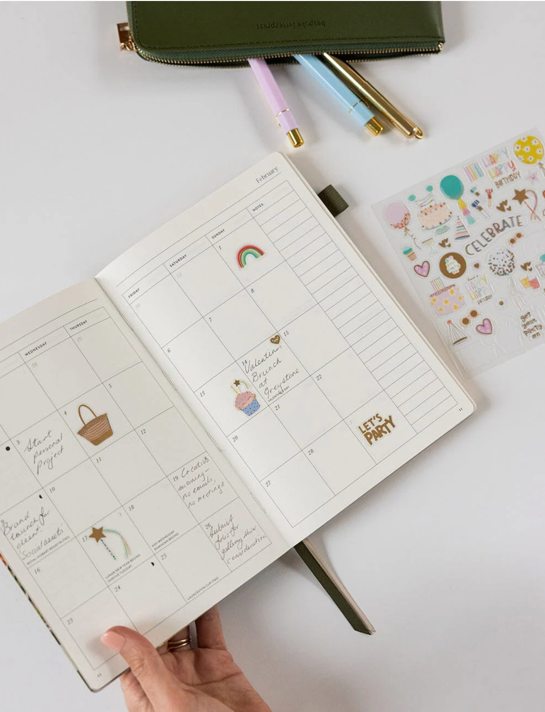 2026 Weekly Planner Notebook - Fairy Wren