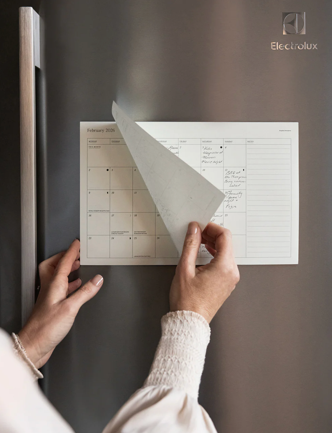 2026 Monthly Fridge Magnetic Calendar