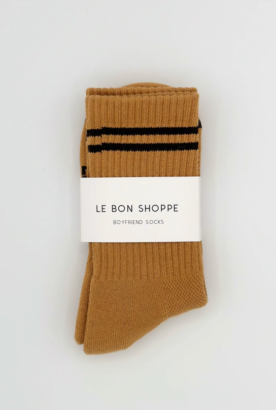 Boyfriend Socks - Biscotti