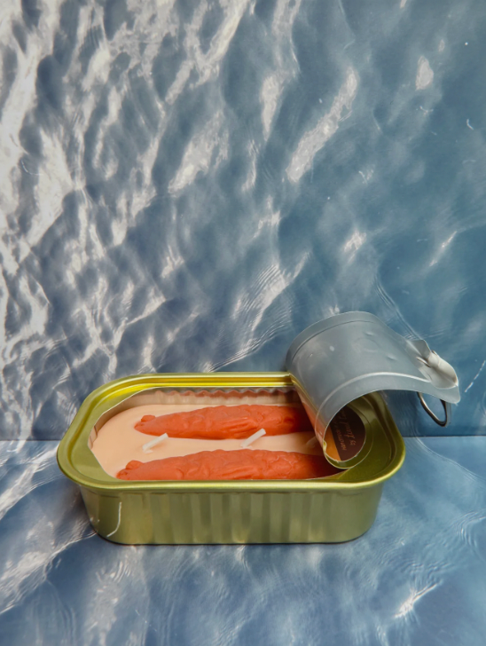 Tinned Fish Candle - Oakmoss & Amber