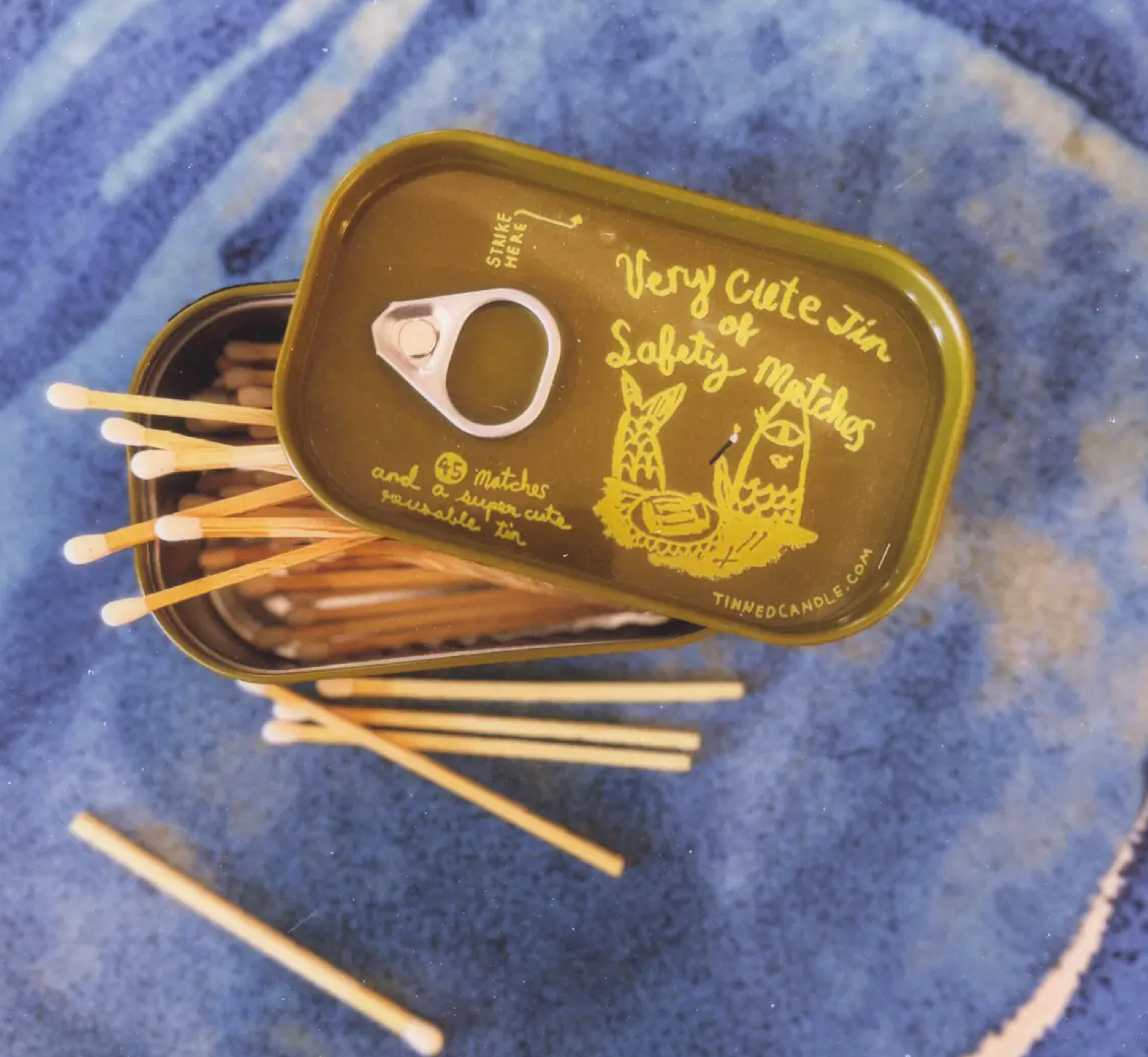 Very Cute Tin of Safety Matches