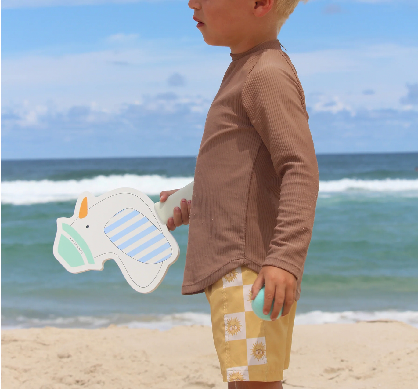 Kids Velcro Beach Bats - Sammy the Seagull