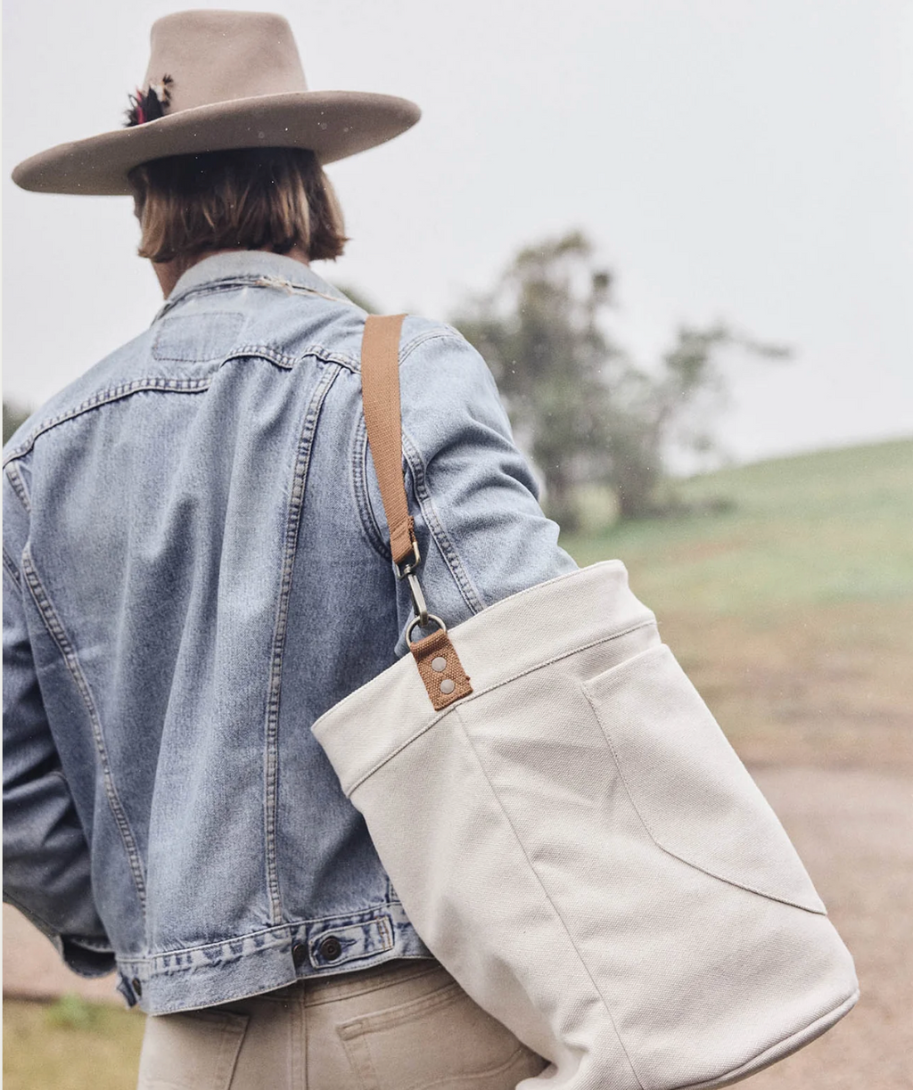 The Drifter Bucket Bag - Natural