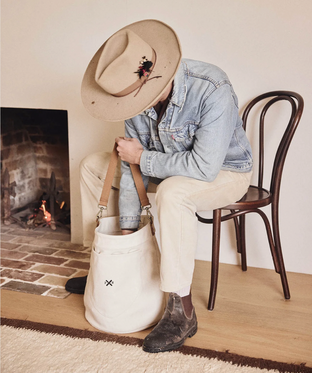 The Drifter Bucket Bag - Natural