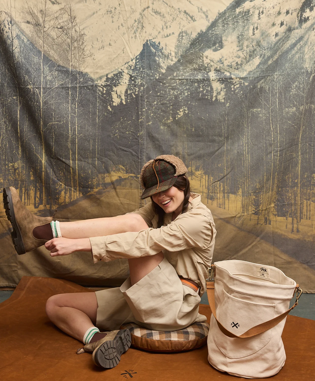 The Drifter Bucket Bag - Natural